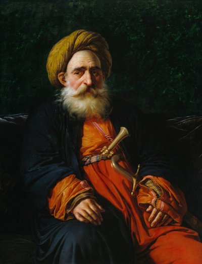 Portrait of the Katchef Dahouth, Christian Mameluke by Anne Louis Girodet de Roussy Trioson