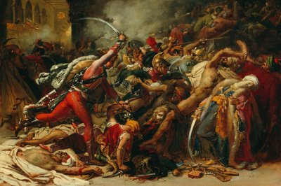 Sketch for The Revolt of Cairo by Anne Louis Girodet de Roussy Trioson