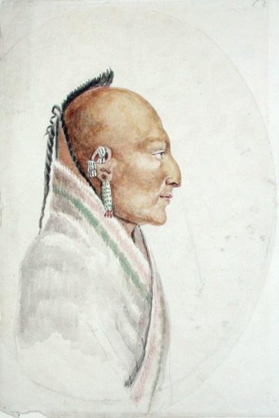 Cachasunghia, Chief of the Little Osage by Anne Marguerite Hyde de Neuville