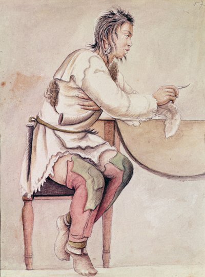 Portrait of an Indian (Red Jacket) by Anne Marguerite Hyde de Neuville