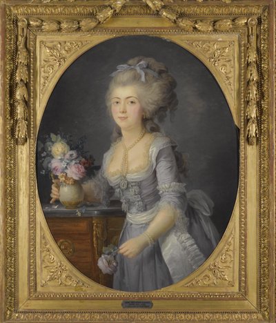 Portrait of Adélaïde Henriette Auguié by Anne Vallayer Coster