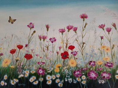 Blooming Meadow Friends by Annette Armitage