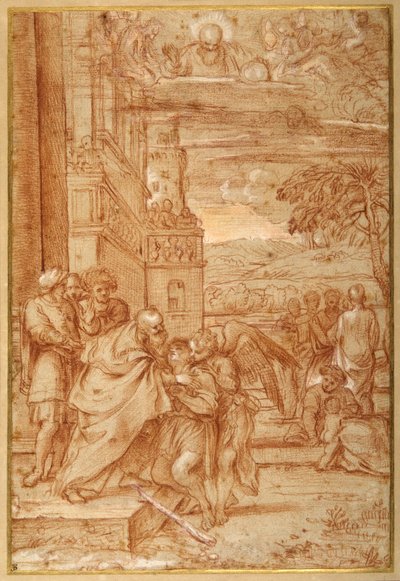 The return of the Prodigal Son, after Annibale Carracci by Annibale (follower of) Carracci