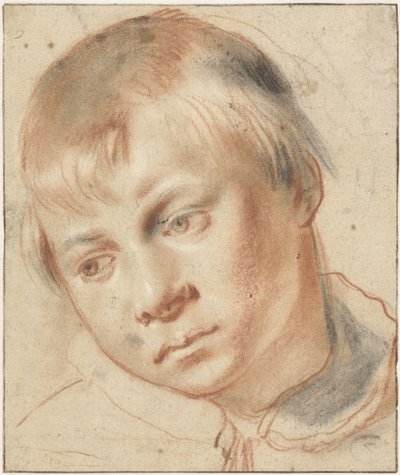 Study of a Boy’s Head by Annibale Carracci (attributed to)
