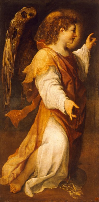 Announcing Angel by Annibale Carracci
