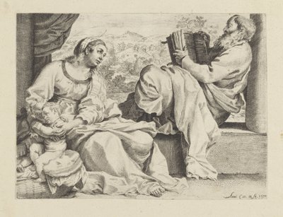 Holy Family with the Young John the Baptist by Annibale Carracci