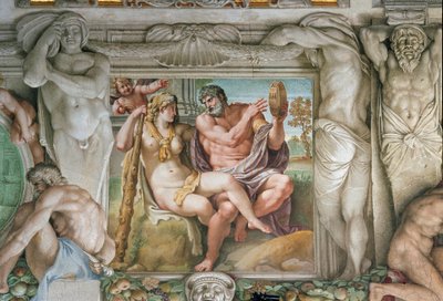 Heracles and Iole (Fresco) by Annibale Carracci