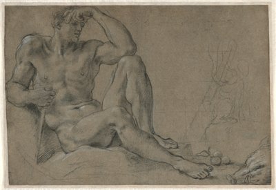 Hercules Resting by Annibale Carracci