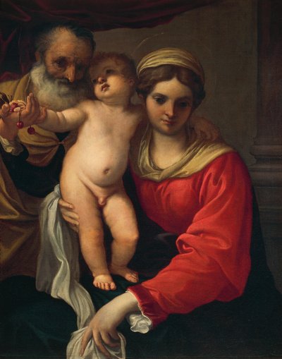 Holy Family or Madonna of the Cherries by Annibale Carracci