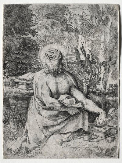 St. Jerome, c. 1591 by Annibale Carracci