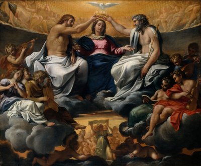 The Coronation of the Virgin by Annibale Carracci
