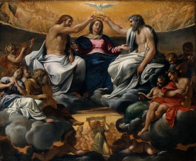 The Coronation of the Virgin by Annibale Carracci