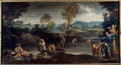 The Fishing by Annibale Carracci