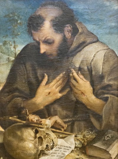 The Penitent St Francis by Annibale Carracci