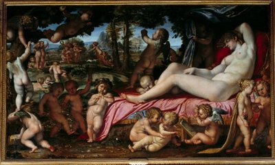 The Sleep of Venus by Annibale Carracci