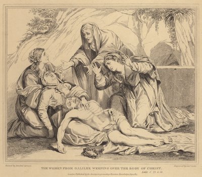 The Women from Galilee Weeping over the Body of Christ, Luke by Annibale Carracci