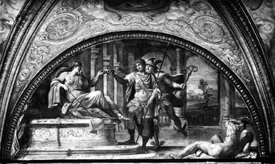 Ulysses and Circe, lunette from the 