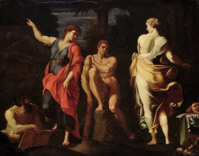 Hercules at the Crossroads by Annibale Copy Carracci