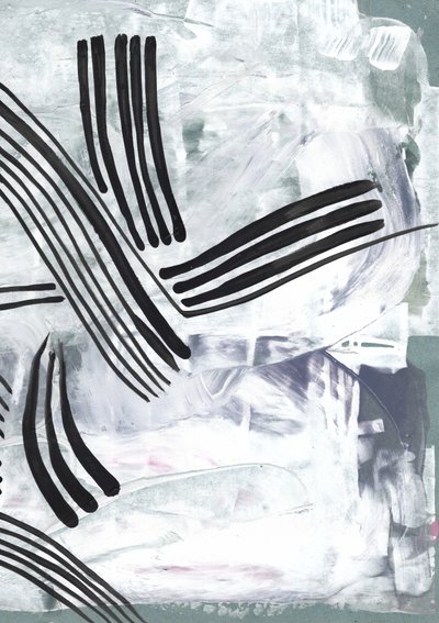 Bold Strokes Abstract Lines by Annick