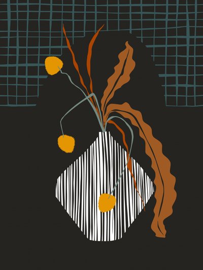 Modern Abstract Botany by Annick