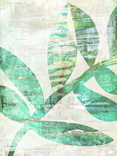 Textured Botanical Leaves by Annick