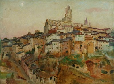 The Town of Siena by Annie Louisa Swynnerton