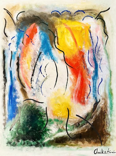 Abstract Colorful Energy by Annika Tiren