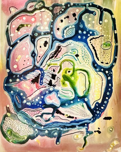 Vibrant Organic Flow by Annika Tiren