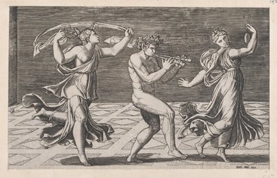 Speculum Romanae Magnificentiae: Dance of Fauns and Bacchants, early 16th Century by Anon
