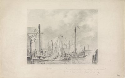 Arrival in Amsterdam of Refugees from the Flood, 1825 by Anonymous
