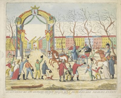 Arrival of the Prince of Orange in The Hague, 1813 by Anonymous