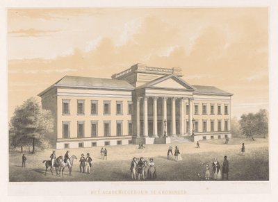 Academy building in Groningen by Anonymous
