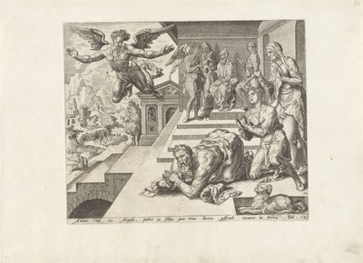Farewell of the Archangel Raphael (series title: Story of Tobias) by Anonymous