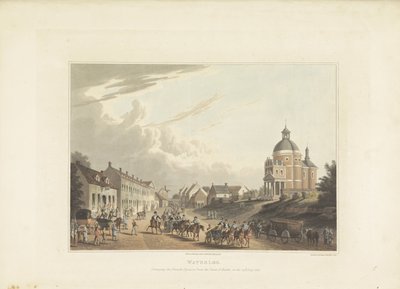 Removal of French Cannons through Waterloo by Anonymous
