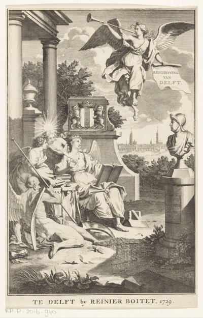 Allegory of Delft by Anonymous