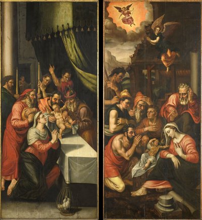 Altarpiece Wing with the Circumcision by Anonymous
