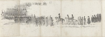Funeral of the Late King William II in Delft on April 4, 1849 (Sheet 1) by Anonymous