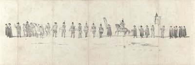 Funeral of the Late King William II in Delft on April 4, 1849 (Sheet 3) by Anonymous