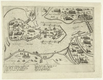 Siege of Schenkenschans by the Spaniards, 1599 by Anonymous