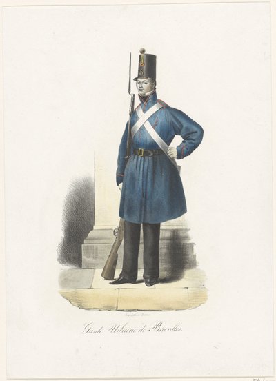 Belgian City Guard, 1830 by Anonymous