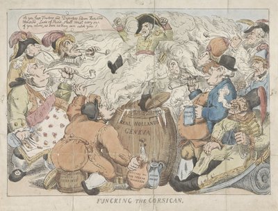 Smoking Out the Corsican, 1813 by Anonymous