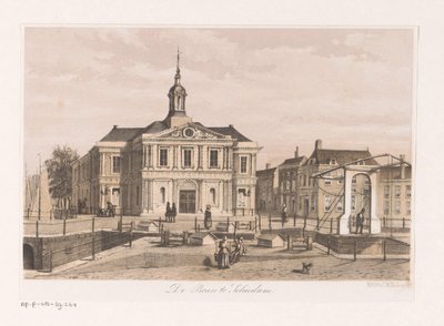 Stock Exchange Building in Schiedam by Anonymous