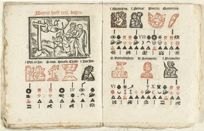 Pages with the Prediction for the Month of May, 1712 by Anonymous