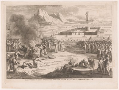 Burnt Offering by the Israelites by Anonymous