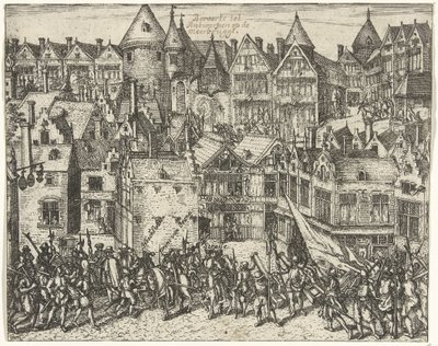 Calvinist Riot in Antwerp Suppressed, 1567 by Anonymous