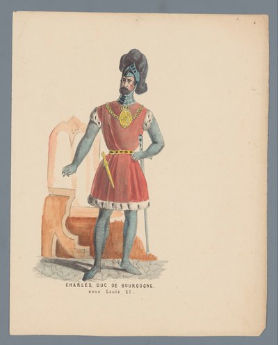 Charles, Duke of Burgundy, under Louis XI by Anonymous