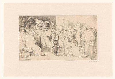 Christ Disputing with the Doctors: A Sketch by Anonymous