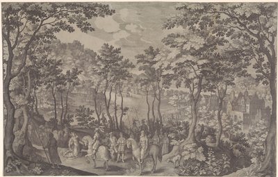David and Abigail by Anonymous