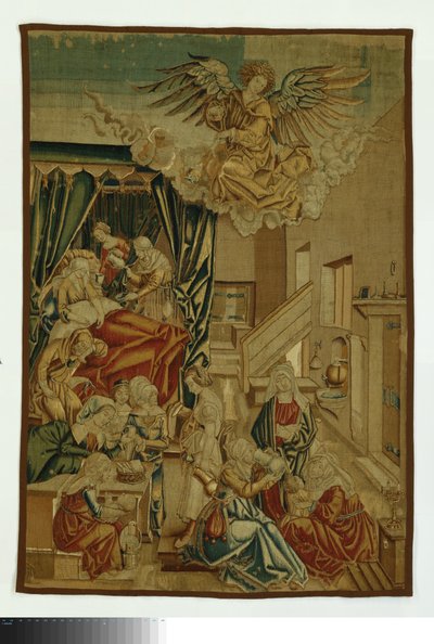 The Birth of the Virgin Mary by Anonymous