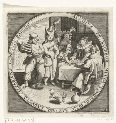 February, Carnival, ca. 1600 from The Twelve Months of the Year Depicted in Scenes from Folk Life (series title) by Anonymous